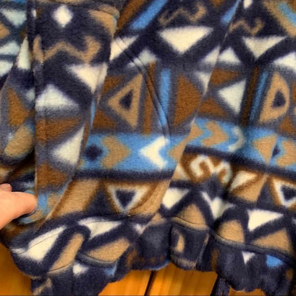 PK Elliot Vintage Southwest Design Fleece Popover Large - Picture 9 of 10